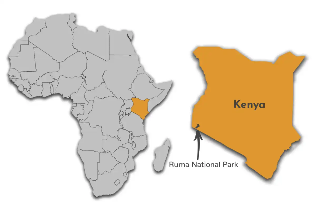 Ruma National Park map