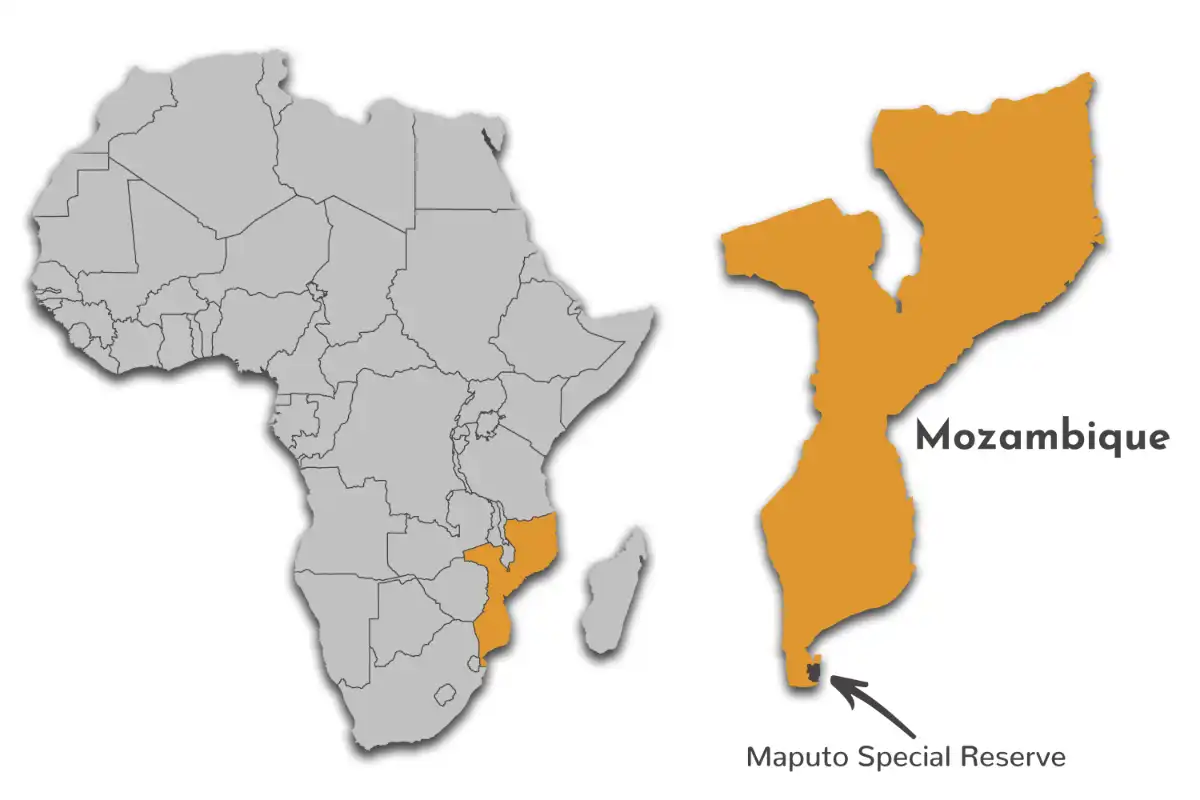 Maputo Special Reserve map