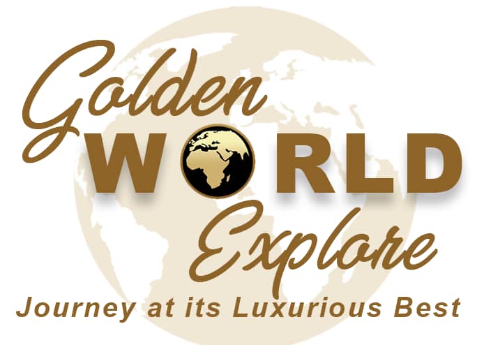 Golden world explore logo